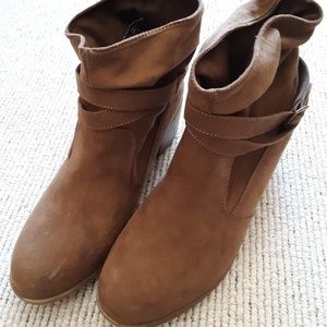 American eagle brown booties